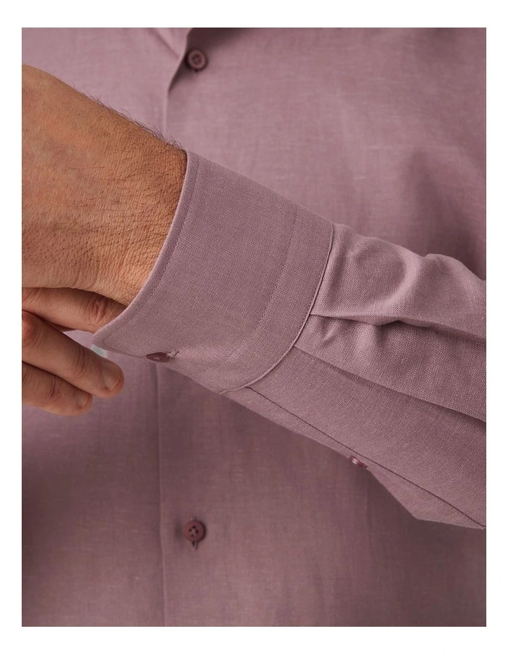 Hadfield Modern Fit Shirt in Mauve image 2