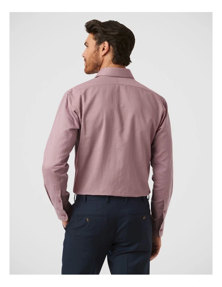 Hadfield Modern Fit Shirt in Mauve image 4
