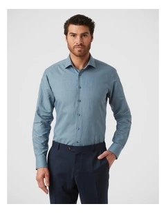 Hadfield Modern Fit Shirt in Steel
