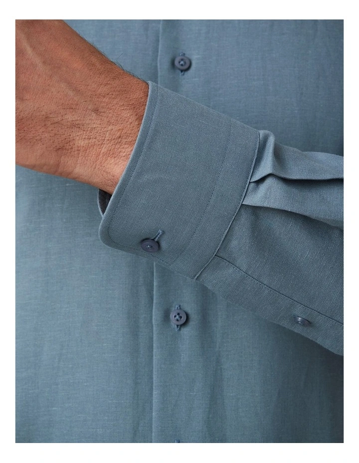 Hadfield Modern Fit Shirt in Steel image 2