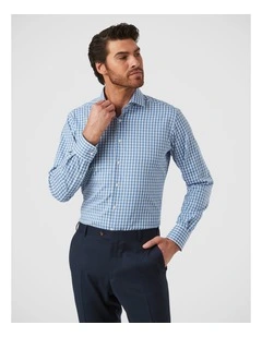 Hadfield Modern Fit Shirt In BLue