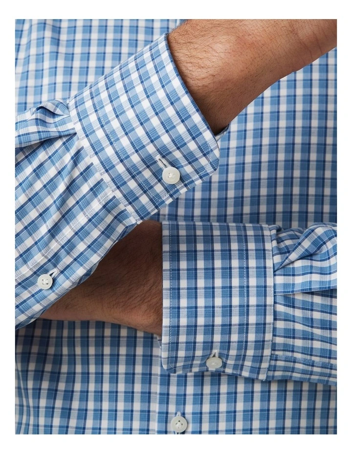 Hadfield Modern Fit Shirt In BLue image 2