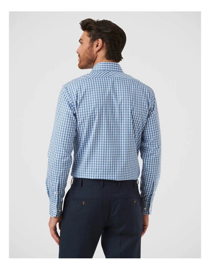 Hadfield Modern Fit Shirt In BLue image 4