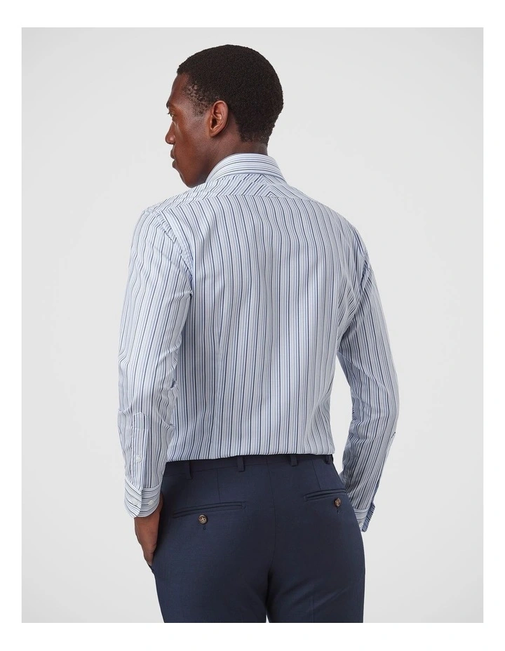 Hastings Slim Fit Shirt In Blue image 4