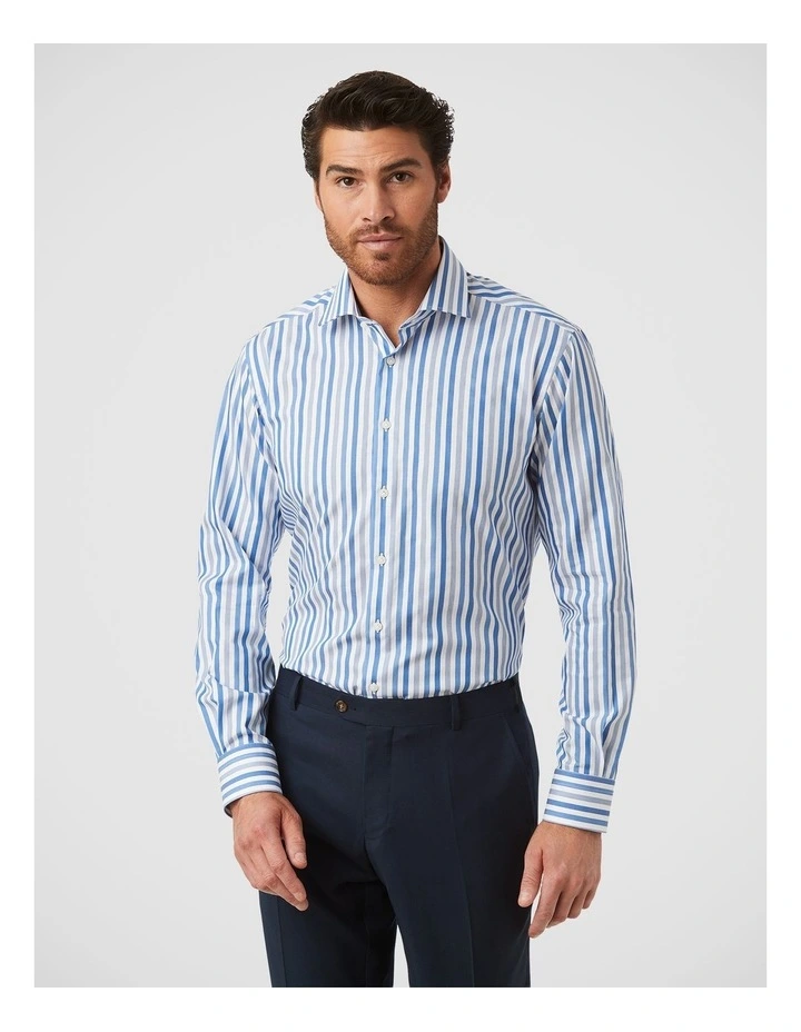 Hadfield Modern Fit Shirt In Blue image 1