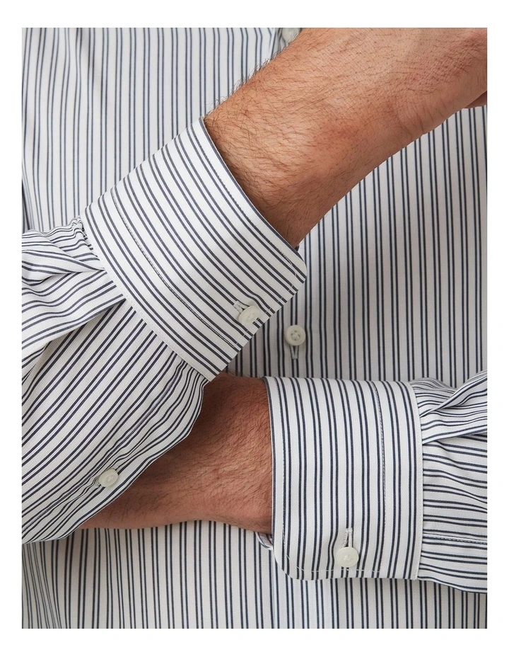 Parkdale Modern Fit Shirt In Navy image 2