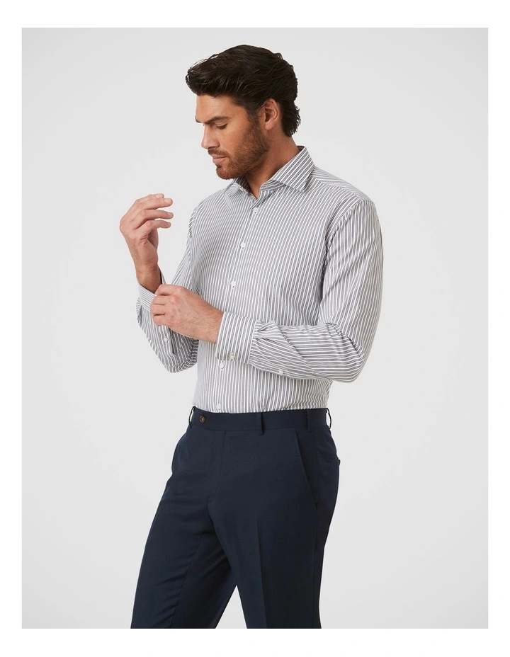Parkdale Modern Fit Shirt In Navy image 3