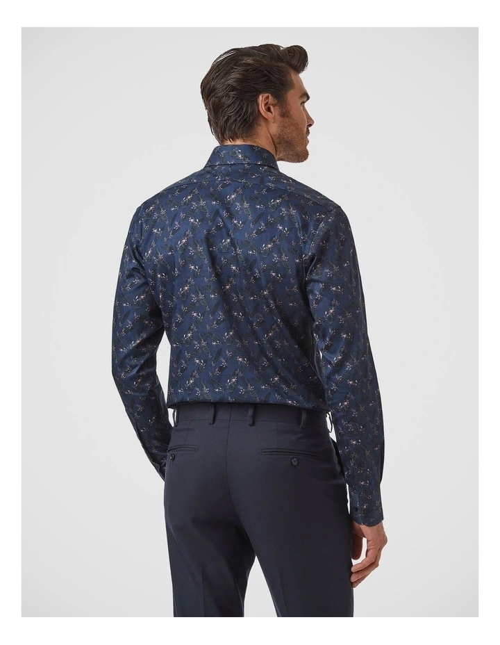 Parkdale Modern Fit Shirt In Navy image 4