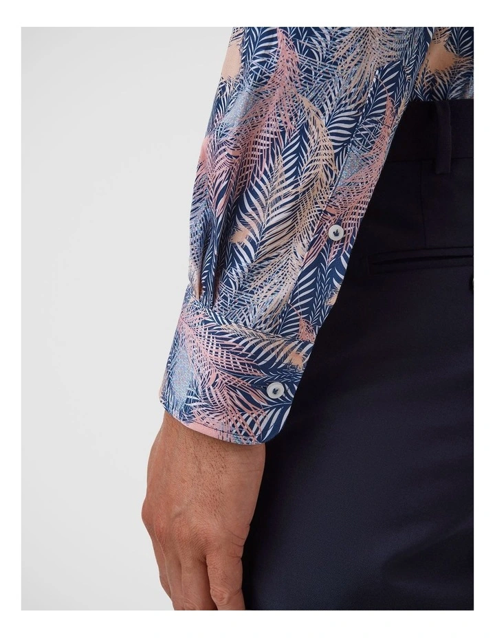 Parkdale Modern Fit Shirt In Navy image 2