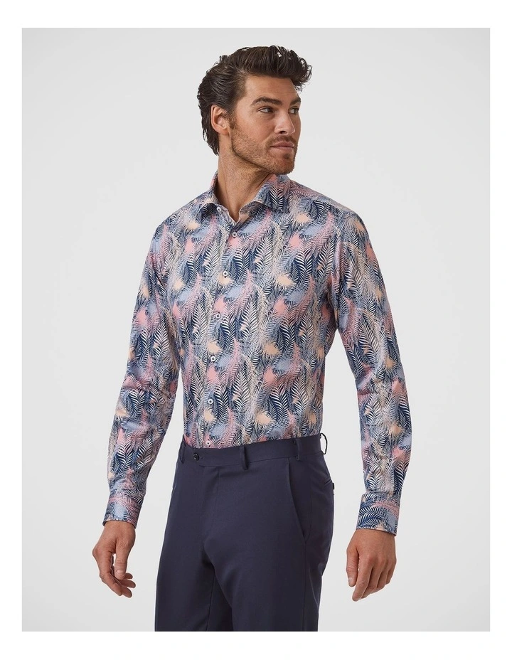Parkdale Modern Fit Shirt In Navy image 3