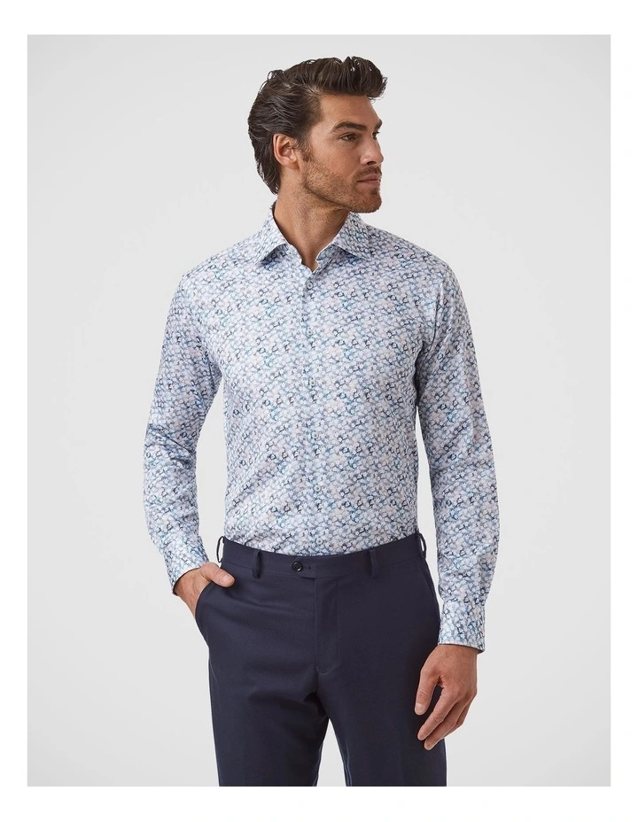 Parkdale Modern Fit Shirt In Blue image 1