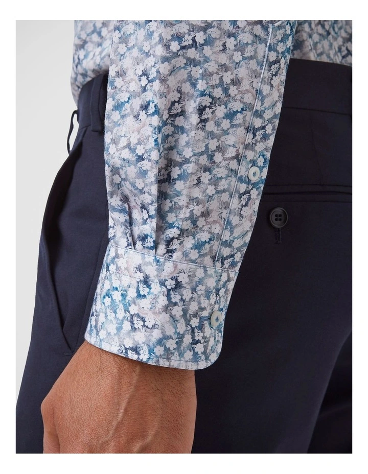 Parkdale Modern Fit Shirt In Blue image 2