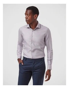 Hastings Slim Fit Shirt in Mauve