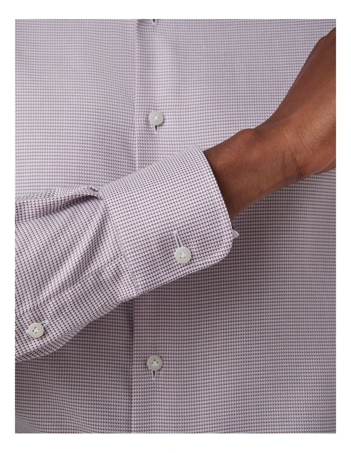 Hastings Slim Fit Shirt in Mauve image 2