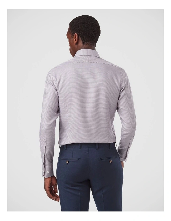 Hastings Slim Fit Shirt in Mauve image 4