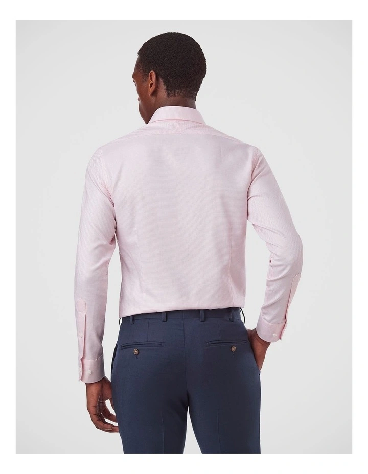 Hastings Slim Fit Shirt in Pink image 4