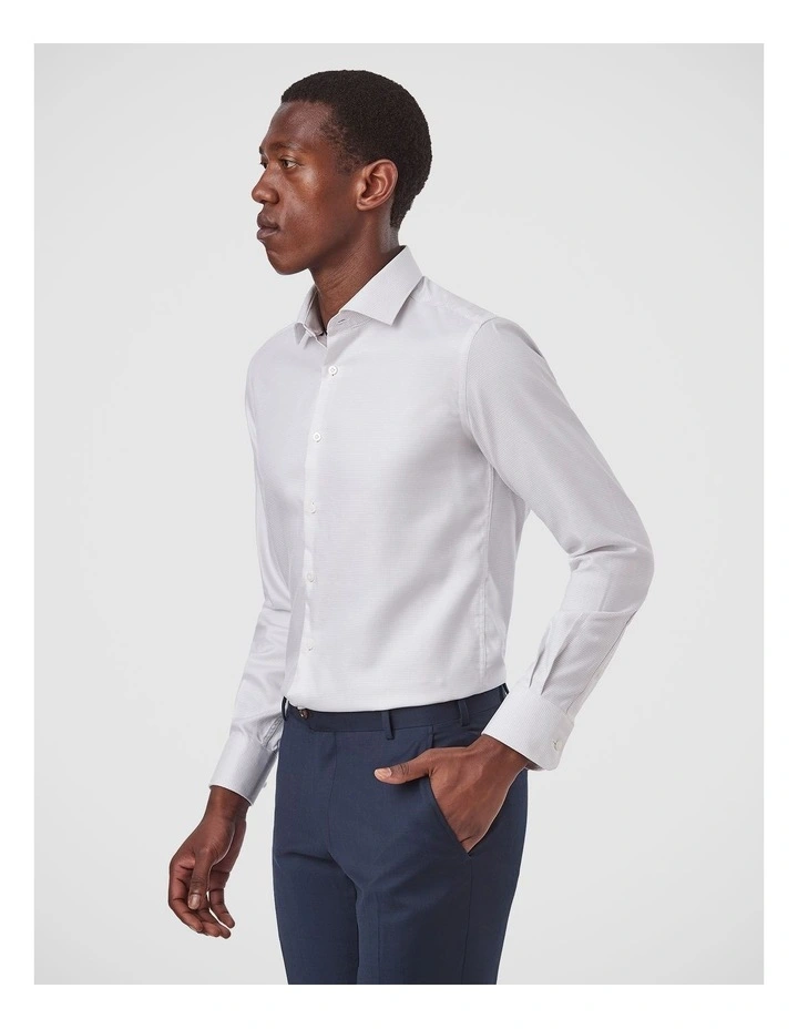Hastings Slim Fit Shirt in Taupe image 3