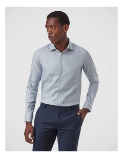 Hastings Slim Fit Shirt in Teal