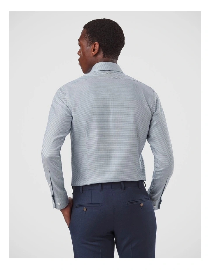 Hastings Slim Fit Shirt in Teal image 4