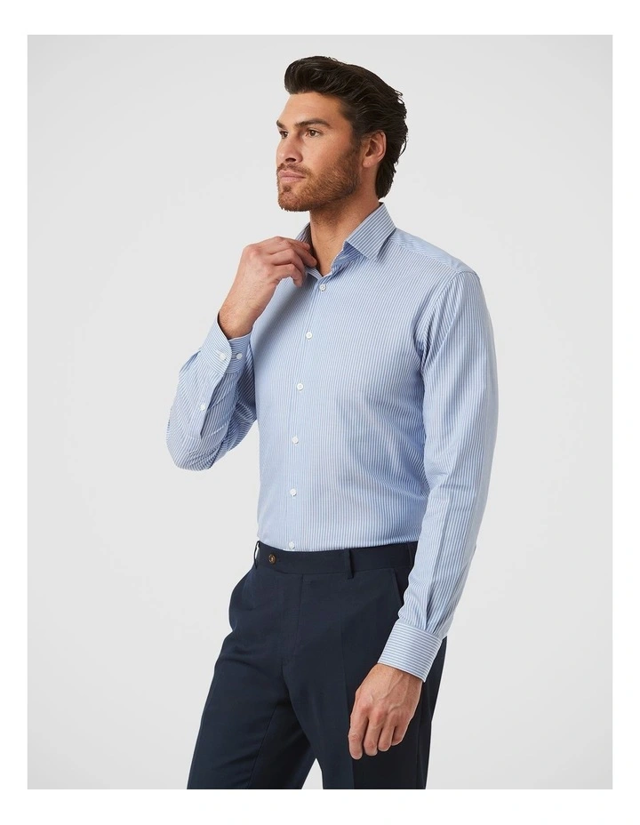 Parkdale Modern Fit Shirt In Blue image 3
