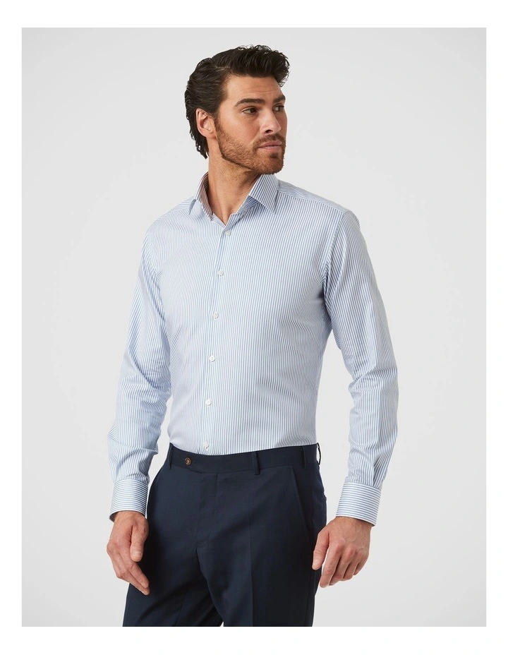 Parkdale Modern Fit Shirt In Blue image 3