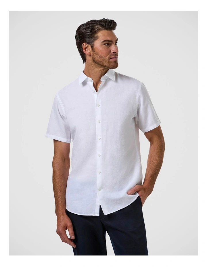 Torquay Modern Fit Shirt In White image 1