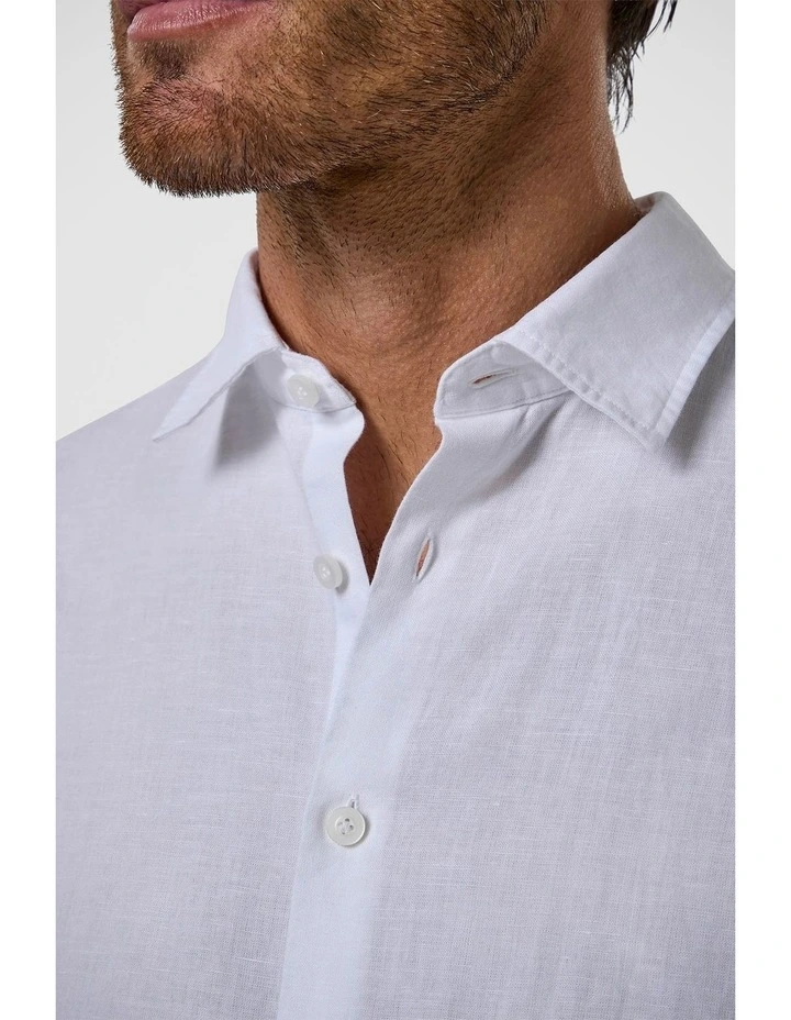 Torquay Modern Fit Shirt In White image 4