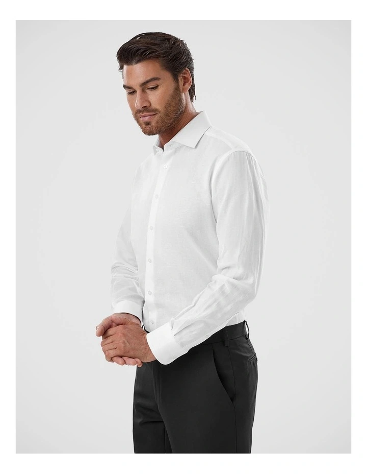 Hadfield Modern Fit Shirt in White image 3