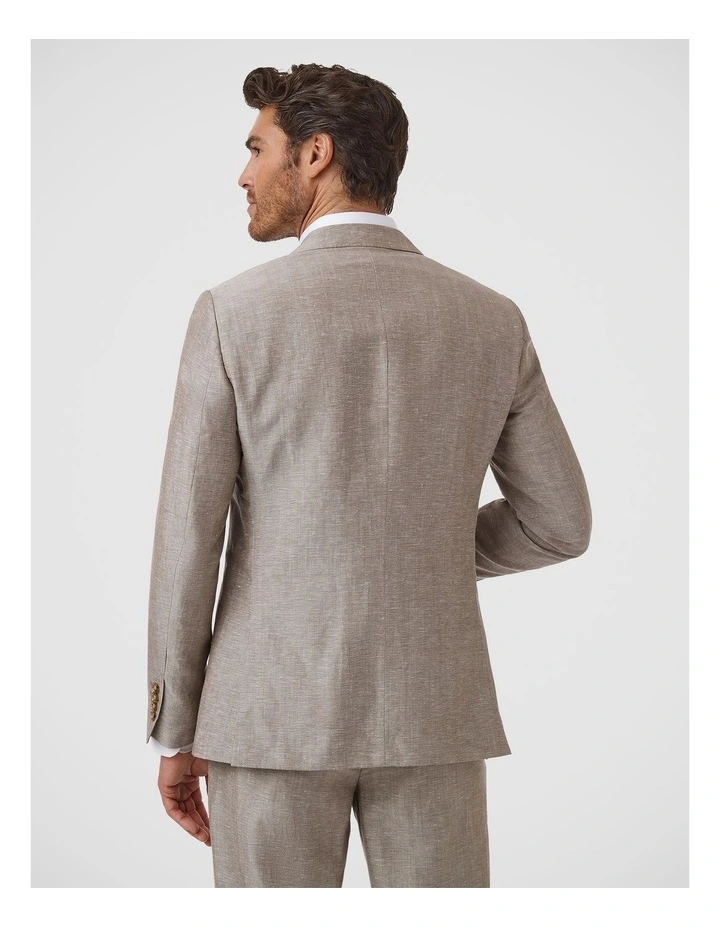 Auburn Modern Fit Sports Jacket In Coffee image 3