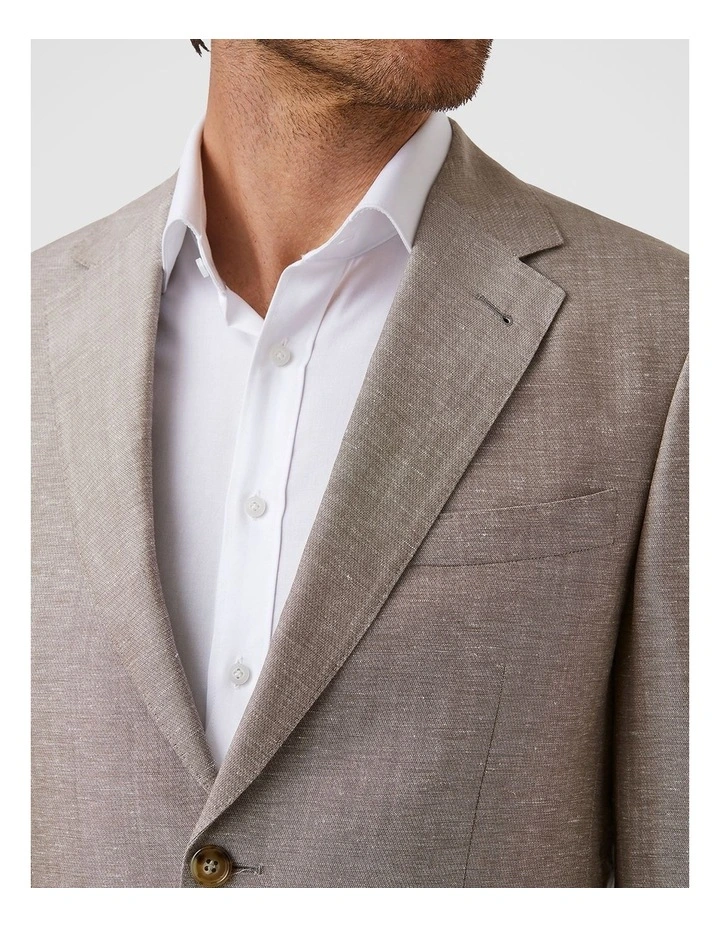 Auburn Modern Fit Sports Jacket In Coffee image 5