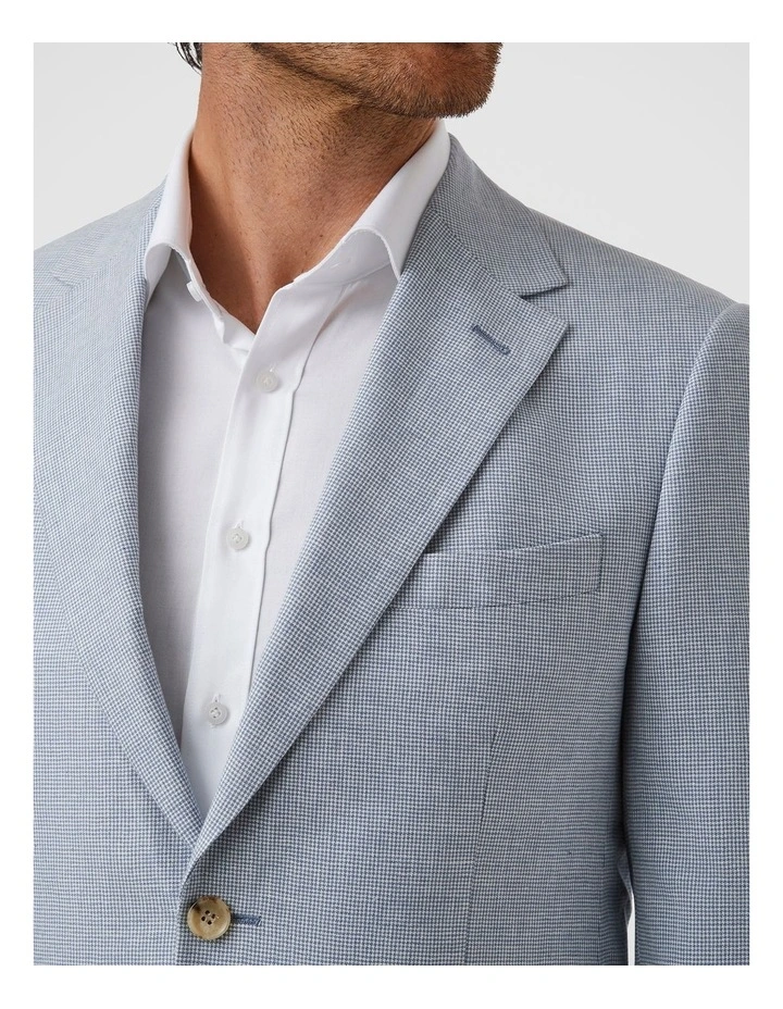 Doncaster Modern Fit Sports Jacket in Steel & Light Blue image 5