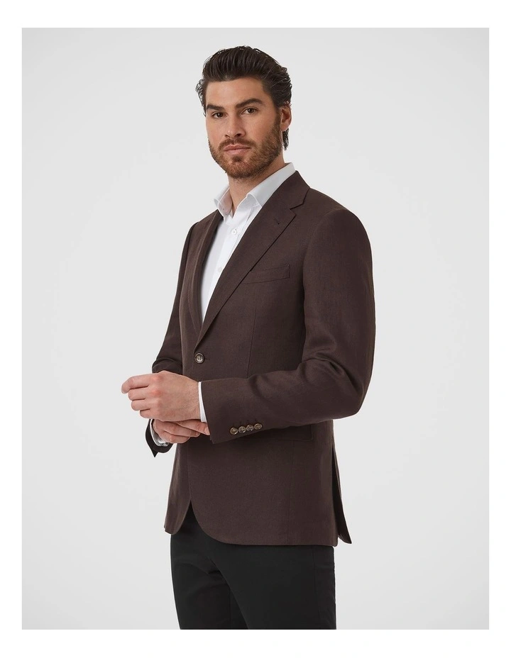 Hawthorn Modern Fit Sports Jacket in Brown image 2