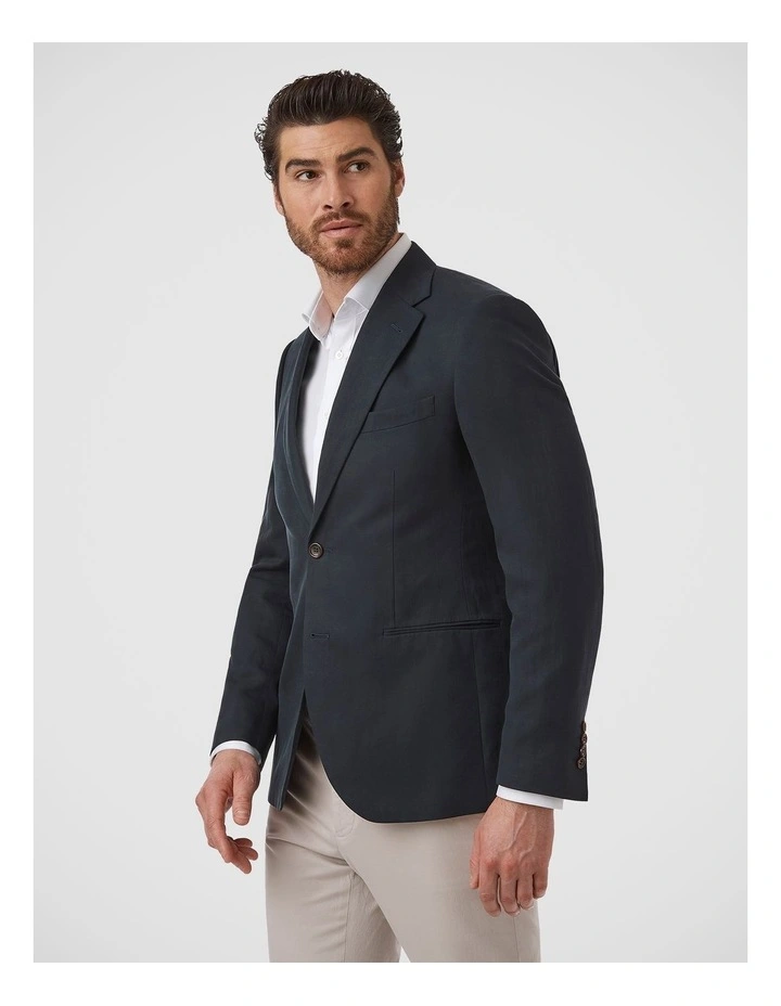 Doncaster Modern Fit Sports Jacket In Dark Navy image 2