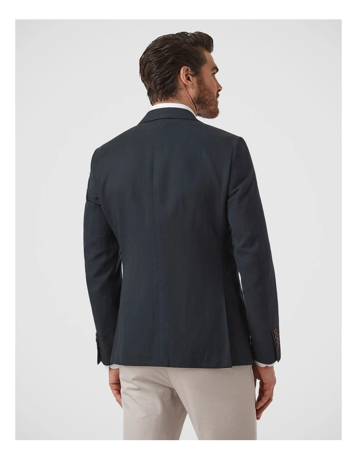 Doncaster Modern Fit Sports Jacket In Dark Navy image 3