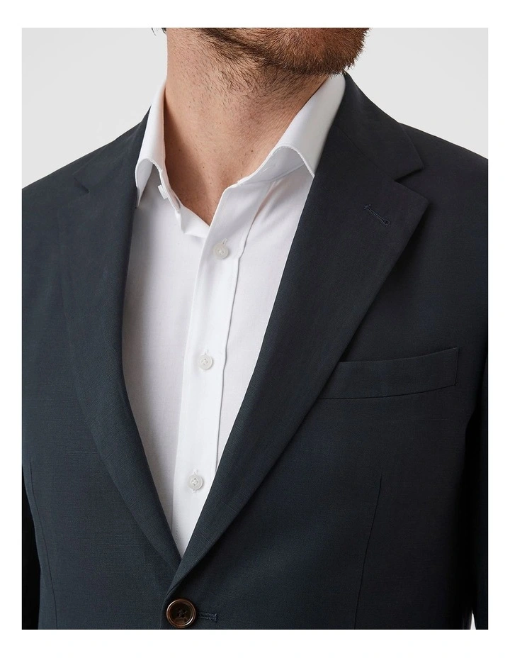 Doncaster Modern Fit Sports Jacket In Dark Navy image 4