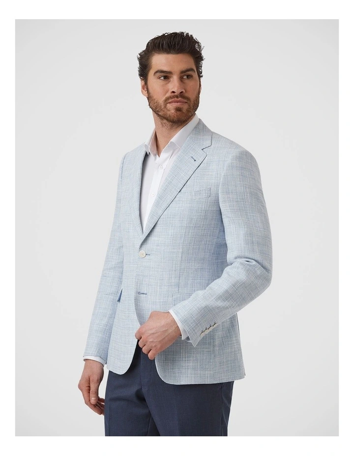 Hawthorn Modern Fit Sports Jacket In Sky image 4