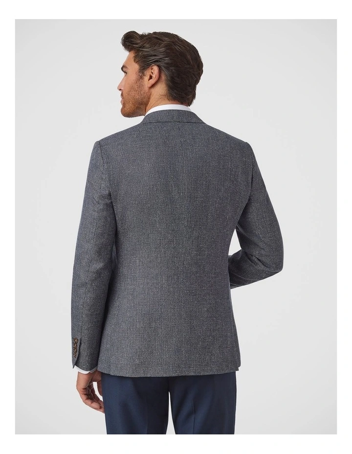 Hawthorn Modern Fit Sports Jacket In Blue image 3