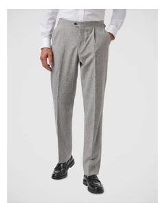 Banbury Tailored Fit Trouser In Coffee & Grey