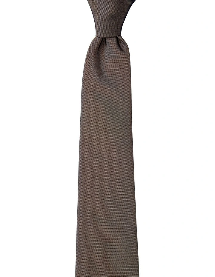 Formal Silk Tie in Bronze image 1