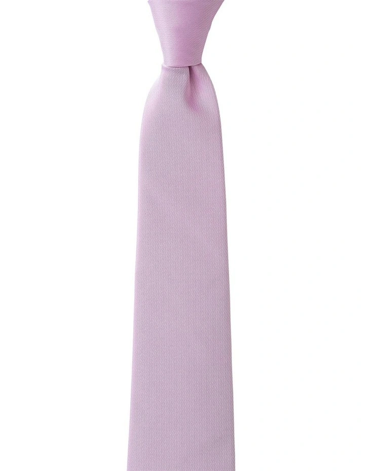 Formal Silk Tie in Lilac image 1