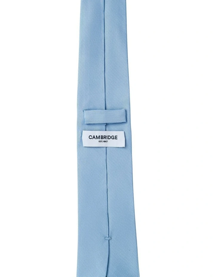 Formal Silk Tie in Sky image 2