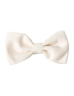 Formal Silk Bowtie In Ivory