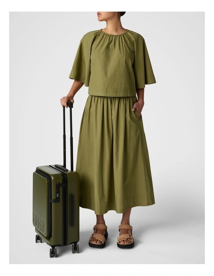 Midi Skirt in Olive image 5