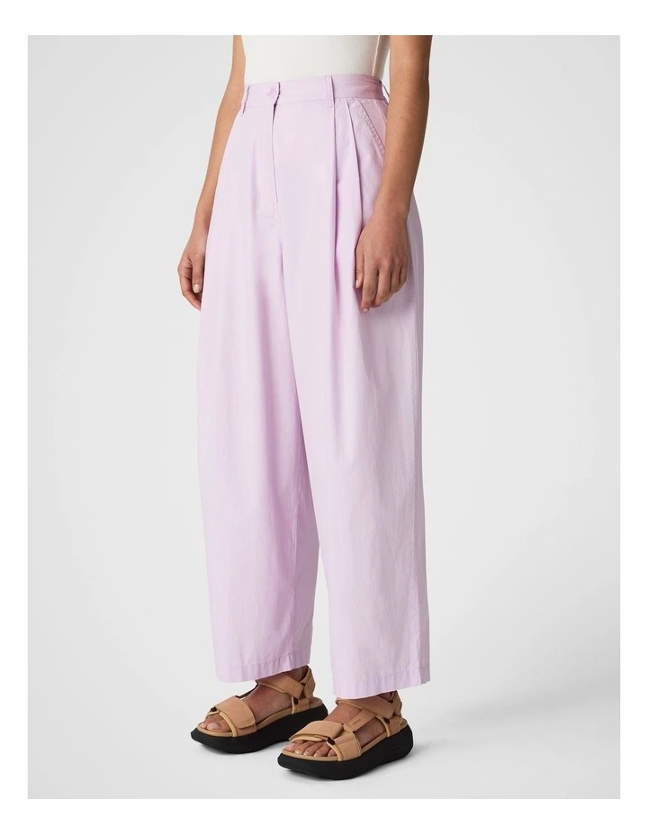Pleated Pant in Light Pink image 3