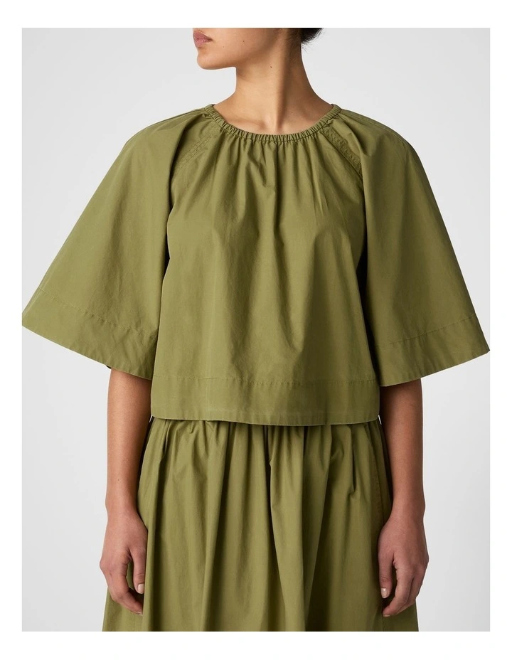 Tunic Top in Olive image 1