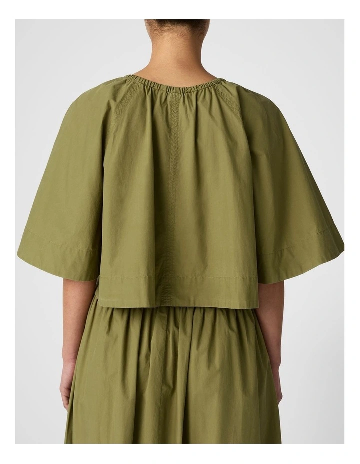 Tunic Top in Olive image 2