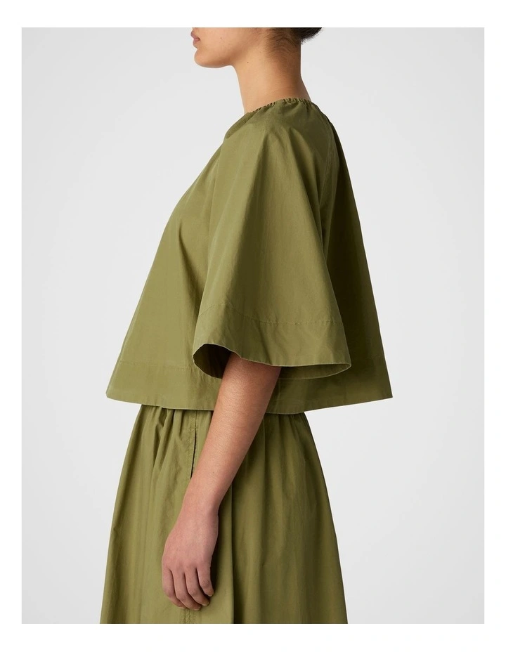 Tunic Top in Olive image 3