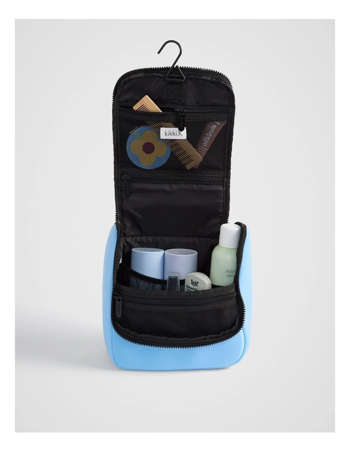 Neoprene Hanging Toiletry Bag in Baby Blue image 2