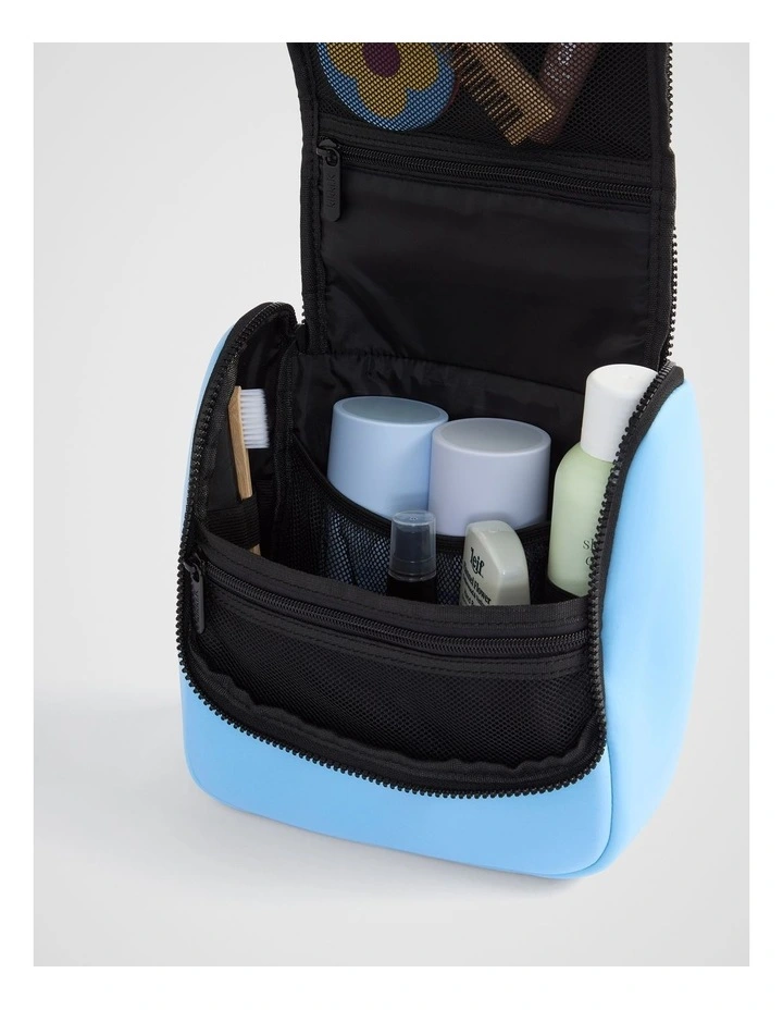 Neoprene Hanging Toiletry Bag in Baby Blue image 3