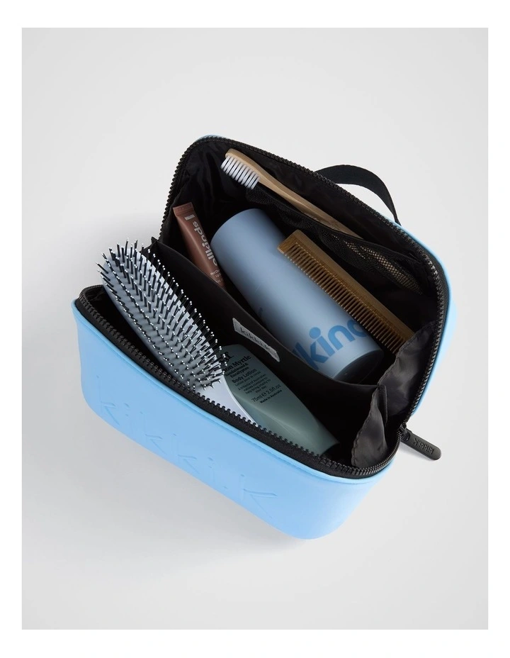 Neoprene Toiletry Pouch in Baby Blue image 3